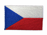 Nažehlovačka česká vlajka