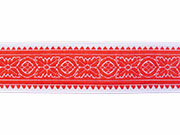 Stuha krojová 45 mm vyšívaná
