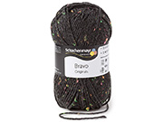 Bravo, 8329 antracitový neon tweed