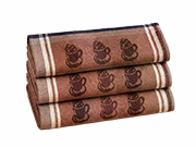 Utěrky 3 ks, coffee