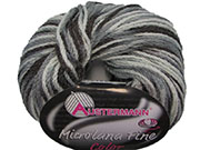 Microlana Fine Color 101 černobílý melír